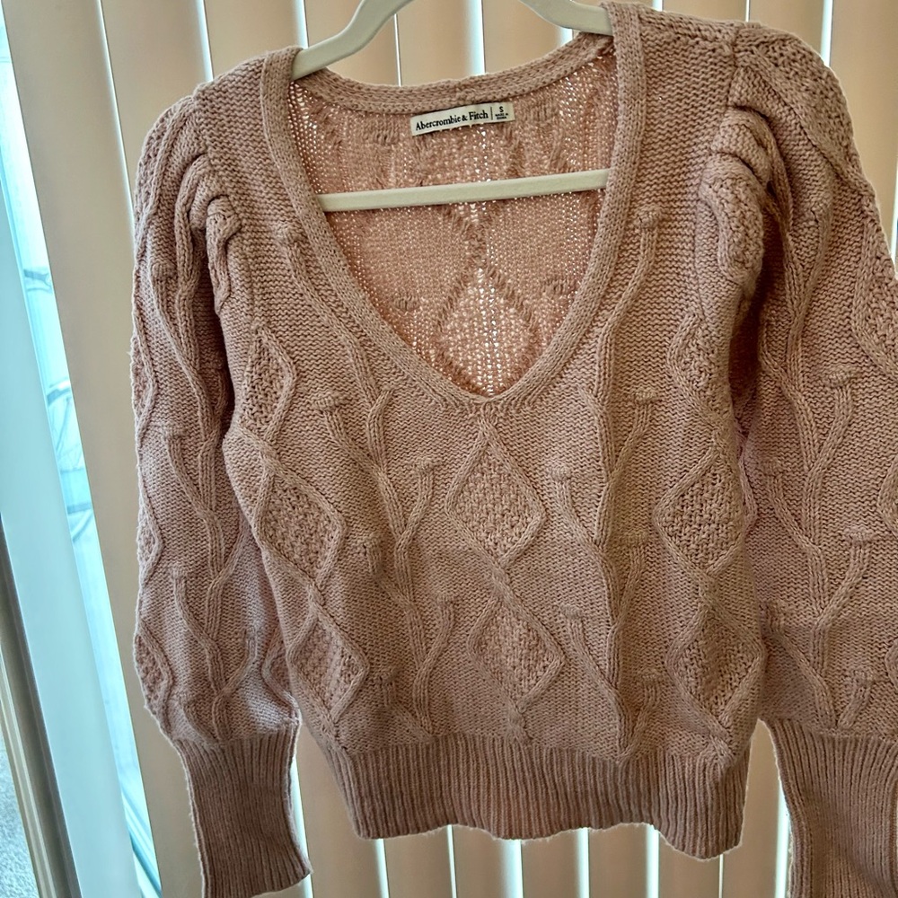 Abercrombie Pink Sweater